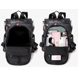 Anti-theft Oxford Backpack Waterproof Satchel Shoulder Bag