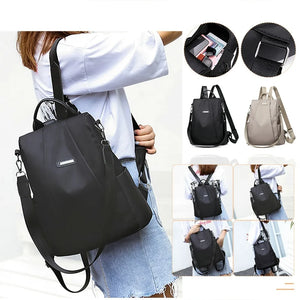 Women Anti-theft Travel Backpack Waterproof Schoolbag Girls Casual Nylon