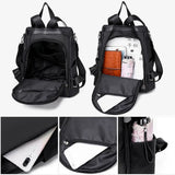 Women Anti-theft Oxford Backpack Waterproof Shoulder Bag
