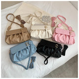Women Armpit Bag Butterfly Chain Detachable Strap Clothing Accessory