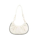 Women Armpit Bags Summer Style Small Bag Cloud Bag Fold Messenger Bag