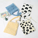 Women Fluffy Plush Shoulder Bag Retro Large Capacity Casual Zipper Handbag
