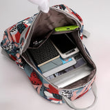 Women Small Nylon Backpack Girl Shoulder Crossbody Travel Bags
