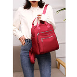 Waterproof Women's Backpack Travel Rucksack Purse