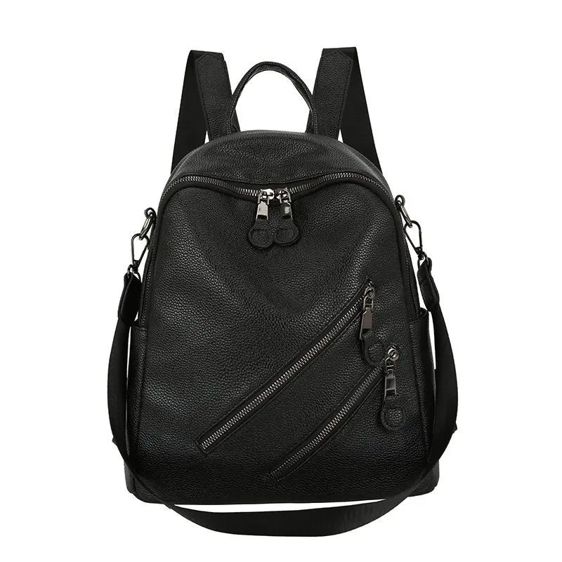 Women Backpack Bagpack Female Shoulder bag Pack Student Backpack pu leather Woma
