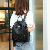 Women Backpack Bagpack Female Shoulder bag Pack Student Backpack pu leather Woma