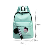 Canvas Backpack Small Student Couple Backpacks