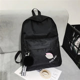 Canvas Backpack Small Student Couple Backpacks
