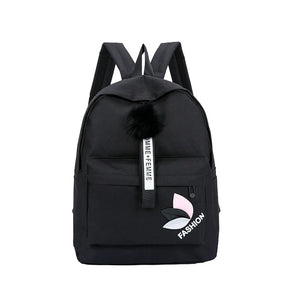 Small Canvas Schoolbag Middle School Student Couple Backpack