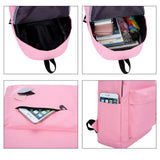 Canvas Schoolbag Small Backpack for Middle School Students