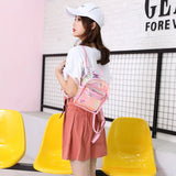 Clear PVC Jelly School Backpack for Teenage Girls