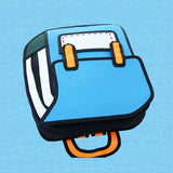 3D Jump Style Women Backpack - Cartoon Comic Messenger Tote Bag