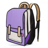 3D Jump Style Women Backpack - Cartoon Comic Messenger Tote Bag