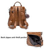 Anti-theft Women Backpack Multi-functional Travel Bag for Girls