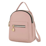 Women Backpack Bag Large Capacity PU Leather Zipper for Travel XIN-Shipping