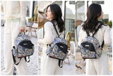 Vintage Waterproof Mini Ladies Backpack Bags