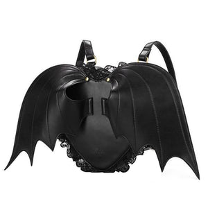 Women Backpack Bat Wing Backpack Punk