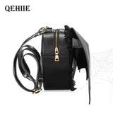 Women Backpack Bat Wing Backpack Punk Stylish School Bag for Girls