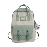 Waterproof Nylon Schoolbag for Teen Girls