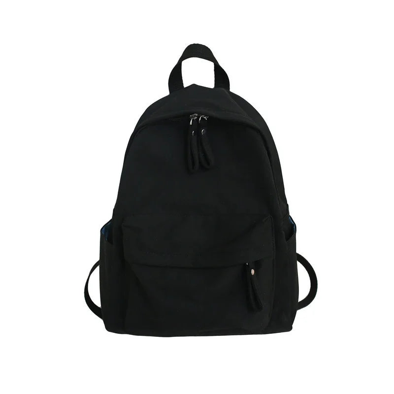 Canvas Anti-theft Backpack for Teenage Girls