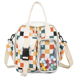 Canvas Mini Backpack Women Kawaii Badge Bag Girl School Mochila Portfolio