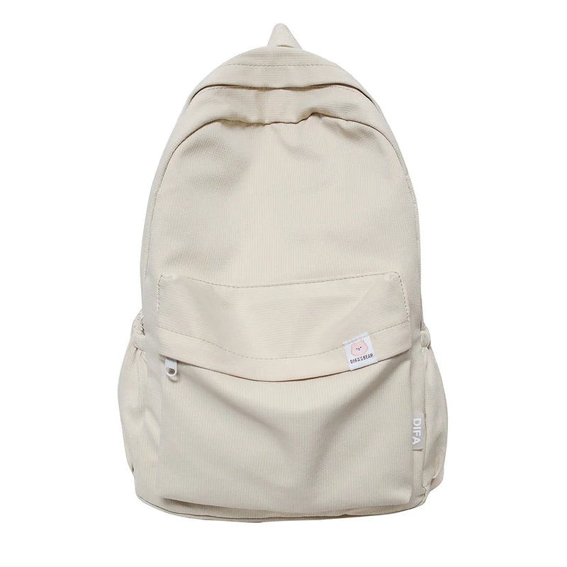 Women Backpack Casual Cotton Cloth Preppy Style Student School Bags