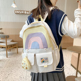 Women Backpack Casual Nylon Teenager Books Bags for Teenage Girls