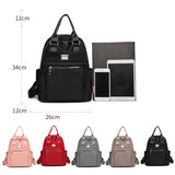 Waterproof Nylon School Bag for Girls