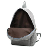 Corduroy Women Backpack School Bag Striped Rucksack Mochila