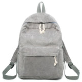 Corduroy School Backpacks For Teenage Girls Striped Rucksack