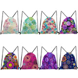 Women Backpack Drawstring Pocket Storage Shoes Bags Foldable Portable