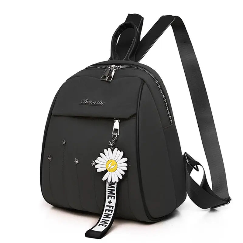 Women Backpack Daisy Female Travel Back Pack Waterproof University School