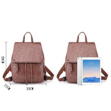 Women Backpack Preppy Style School Backpack PU Leather Women Shoulder Bag