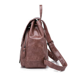Women Backpack Preppy Style School Backpack PU Leather Women Shoulder Bag