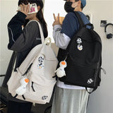 Women Backpack Waterproof Nylon Travel College Girl School Bag