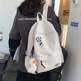 Women Backpack Waterproof Nylon Travel College Girl School Bag