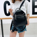 Women Backpack Female Shoulder Bag Multi-purpose Casual Ladies Small Backpack
