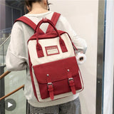 Women Backpack Female Bag School For Teenage Girl Waterproof Rucksack