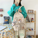 Women Waterproof Backpack for Girls College Schoolbag