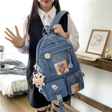 Women Waterproof Backpack for Girls College Schoolbag