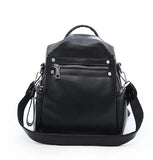 Women Backpack Female Shoulder Bag Multi-purpose Casual PU Leather