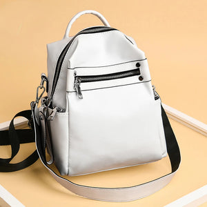 Women Backpack Female Shoulder Bag Multi-purpose Casual PU Leather