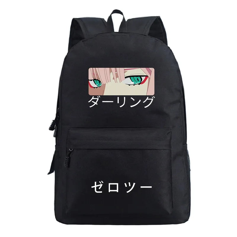 Anime Print Women Backpack Female Shoulder Bag Casual Girls Backbag