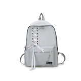 Canvas Backpack For School Girls Laptop Bag Casual Bookbag