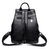 Women Backpack Girl Female Shoulder Bag For Ladies Soft Leather Bag School Bag
