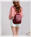 Women Backpack Girl Female Shoulder Bag For Ladies Soft Leather Bag School Bag