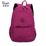 Women Nylon Backpack Preppy Style Schoolbag Large Capacity Bag