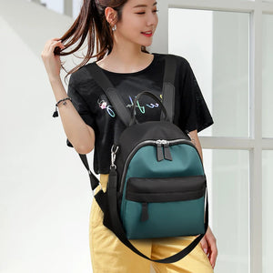 Green Multifunction Backpack for Women