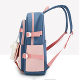 High School Style Backpack Large Capacity Travel Rucksack for Teenage Boy Girl