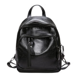 Women Backpack High Leather Anti-thief Multifunction School Bag Bolsos